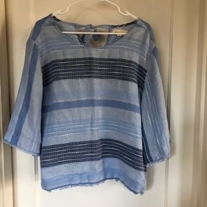 Anthropologie Cloth & Stone Stripe Pullover